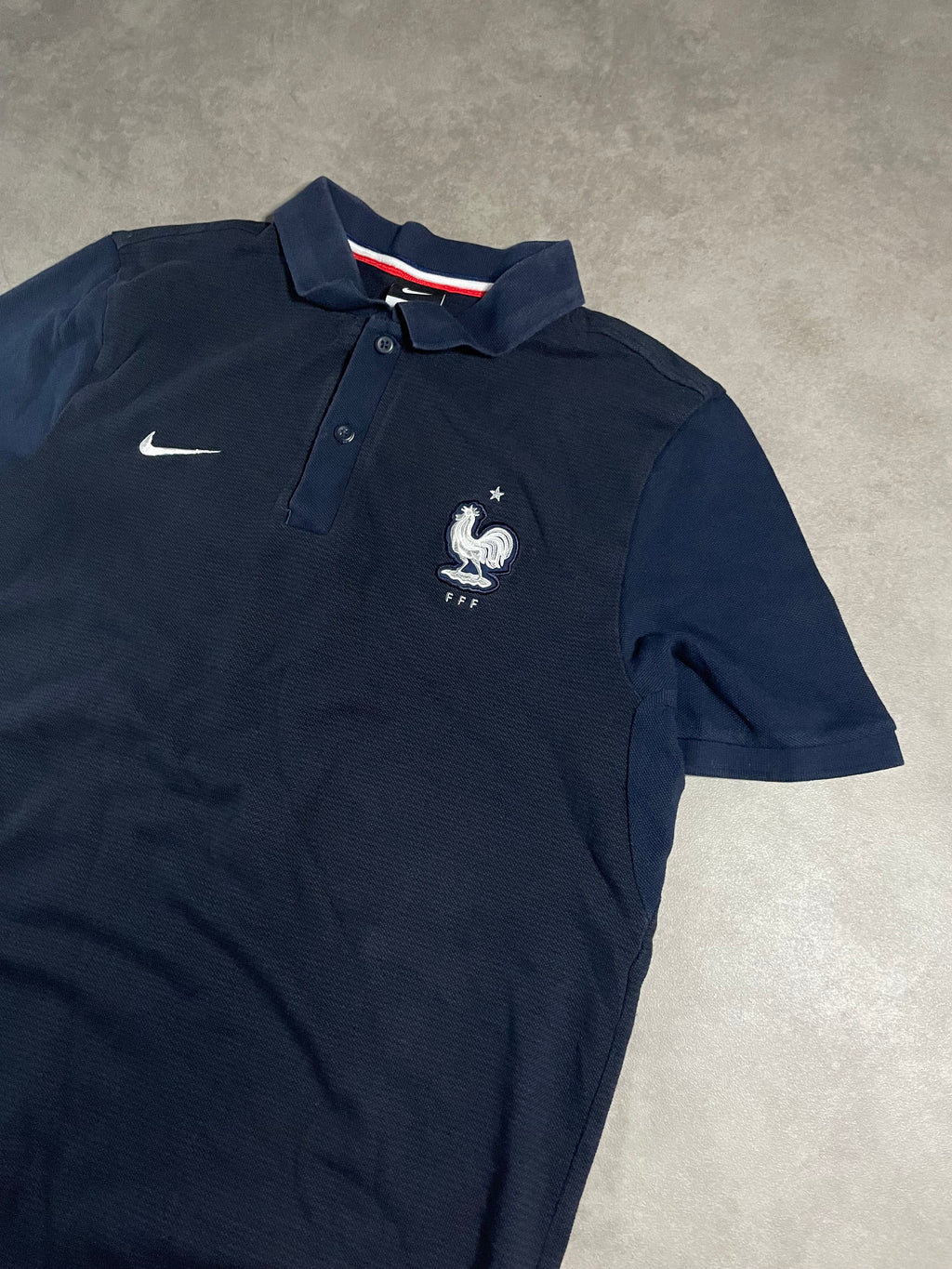 Nike Vintage Frankreich Polo 2010 L