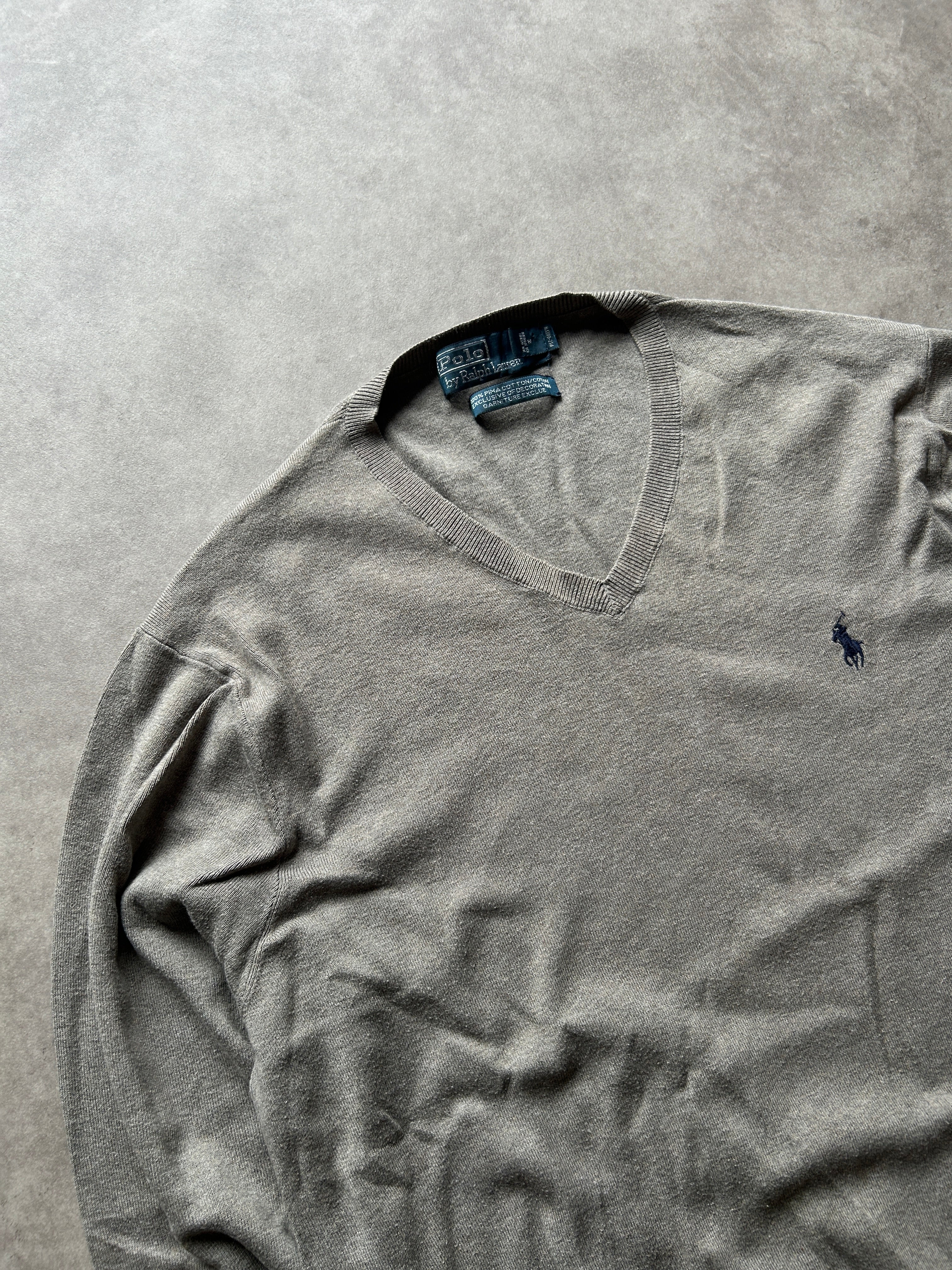 Ralph Lauren Vintage V-Neck Pullover XL