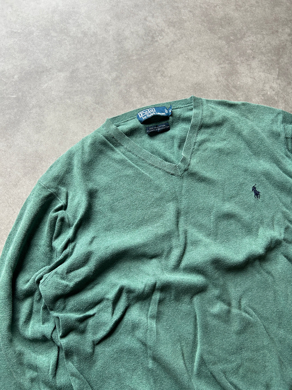 Ralph Lauren Vintage V-Neck Pullover XL
