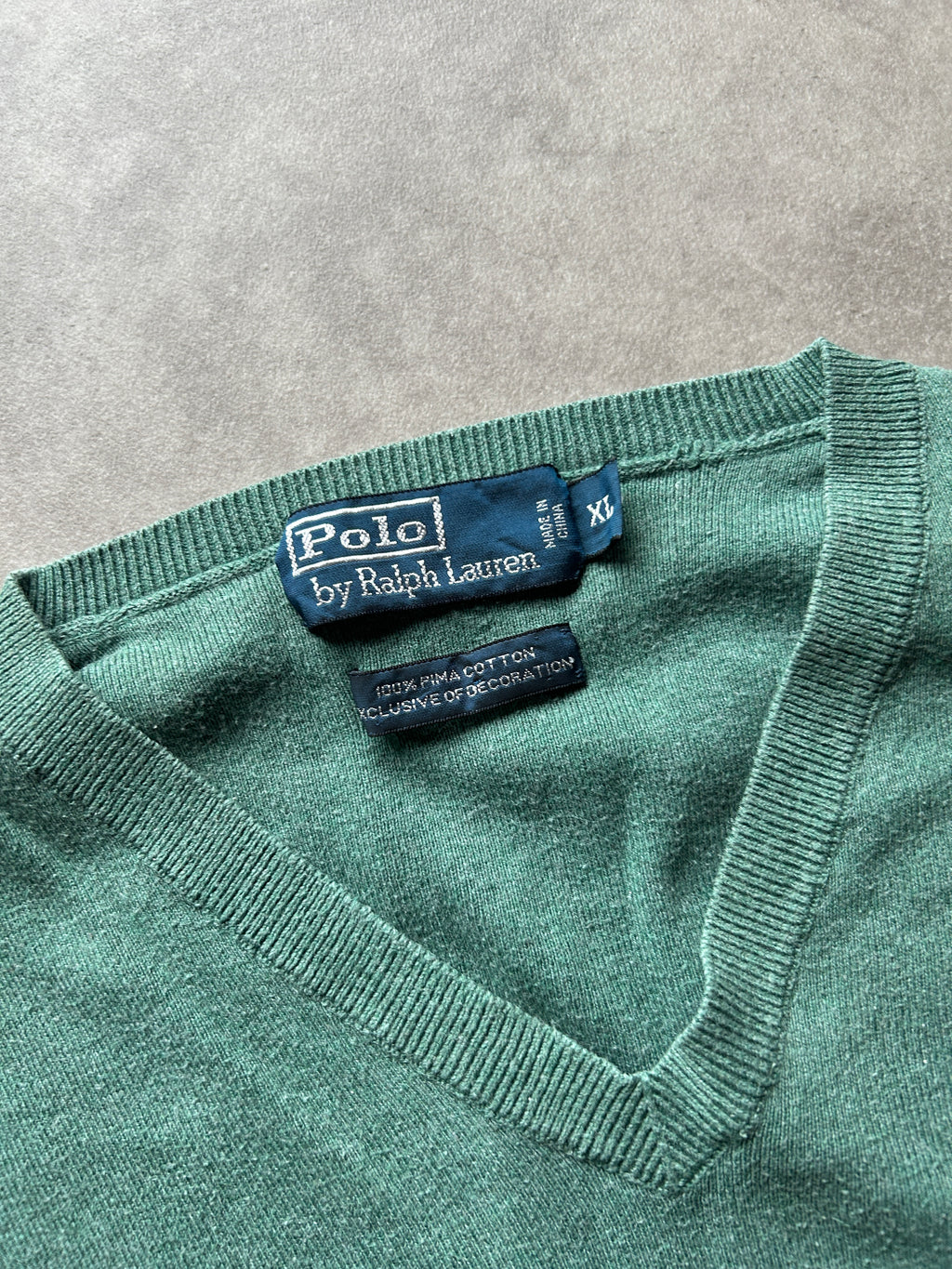 Ralph Lauren Vintage V-Neck Pullover XL