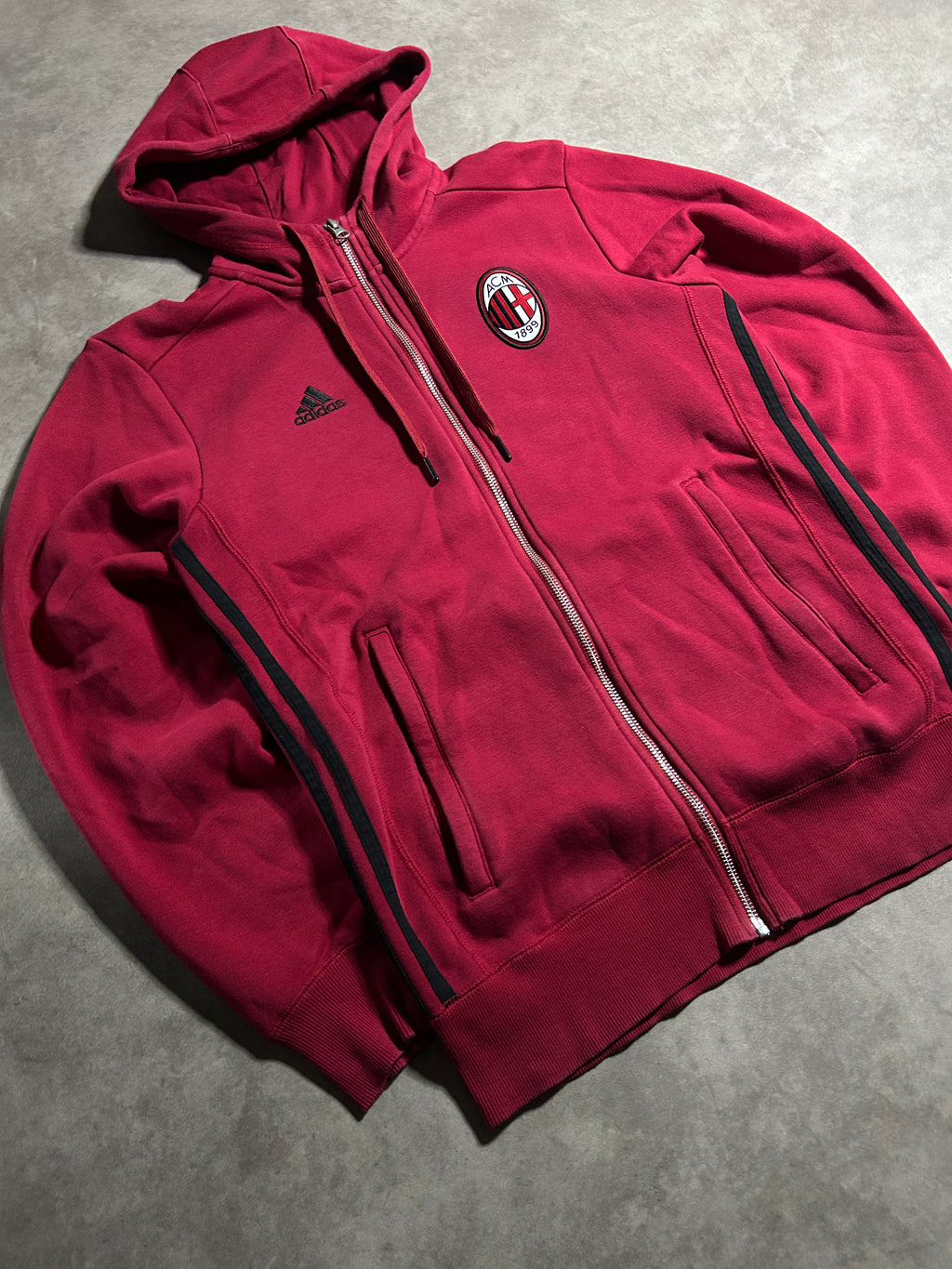 Adidas Vintage AC Milan Zip Jacket