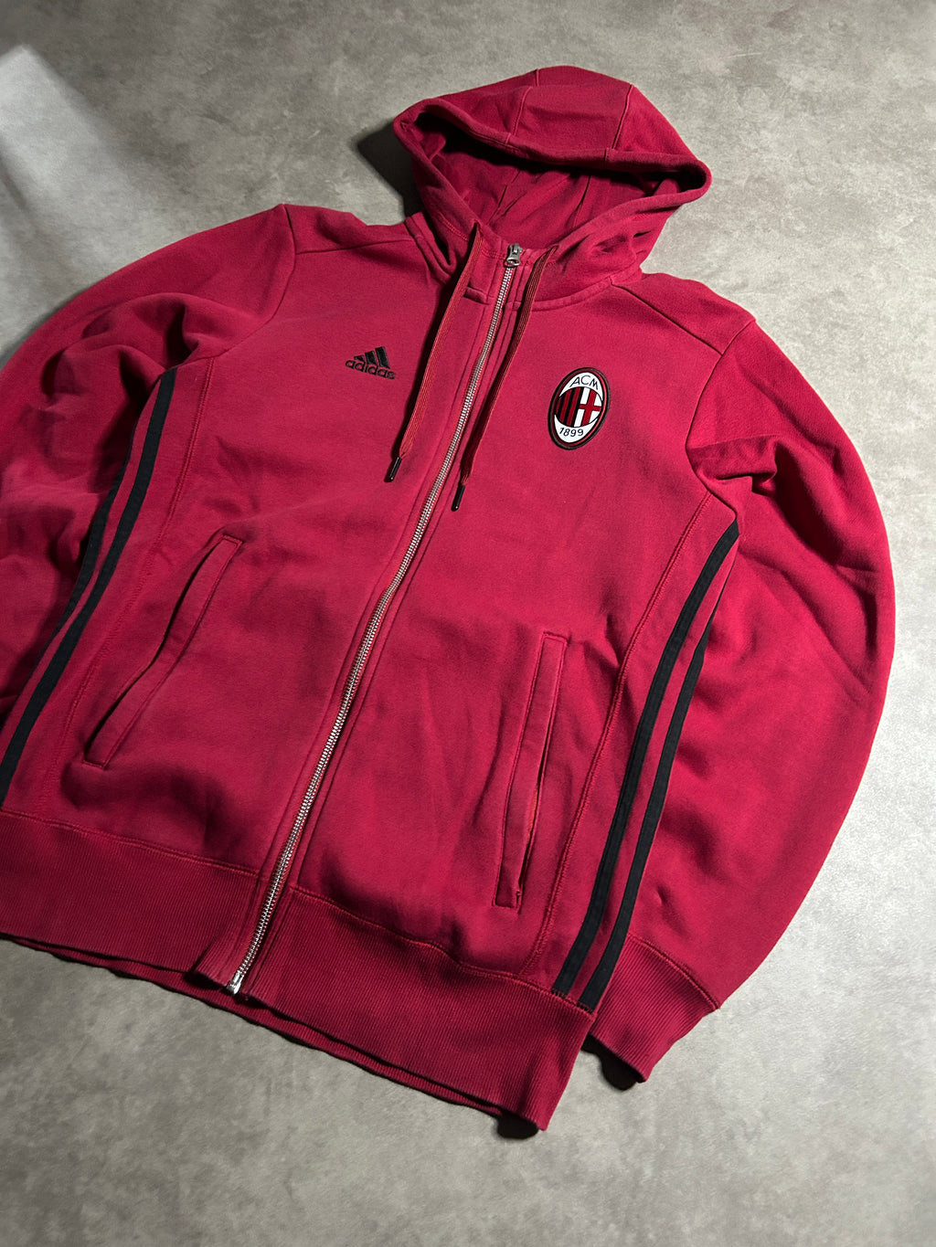 Adidas Vintage AC Milan Zip Jacket