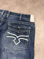 Helix Vintage Backprint Y2K Jeans 2000s XL Herren