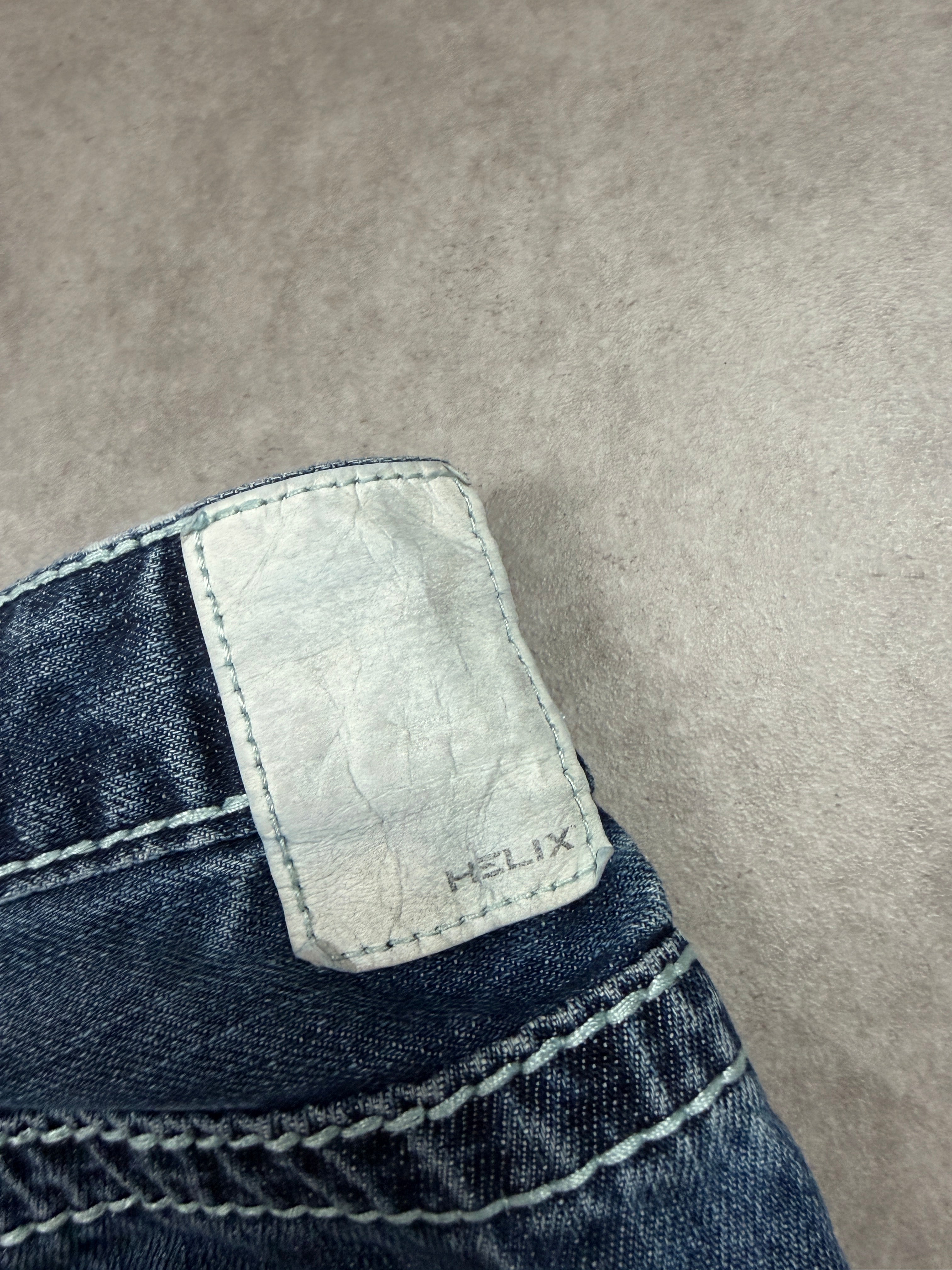 Helix Vintage Backprint Y2K Jeans 2000s XL Herren