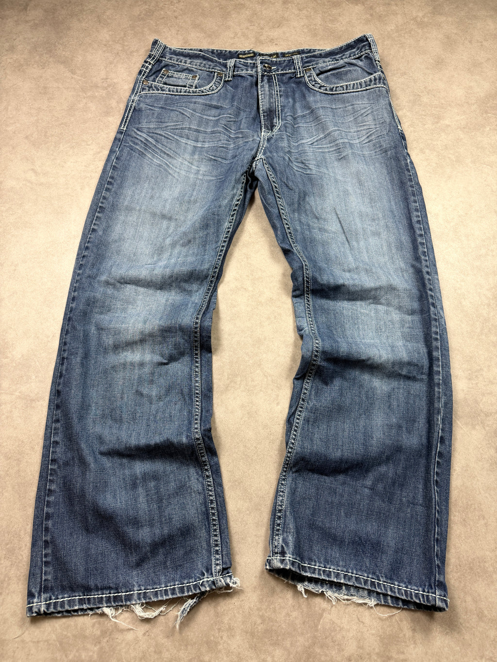 Helix Vintage Backprint Y2K Jeans 2000s XL Herren