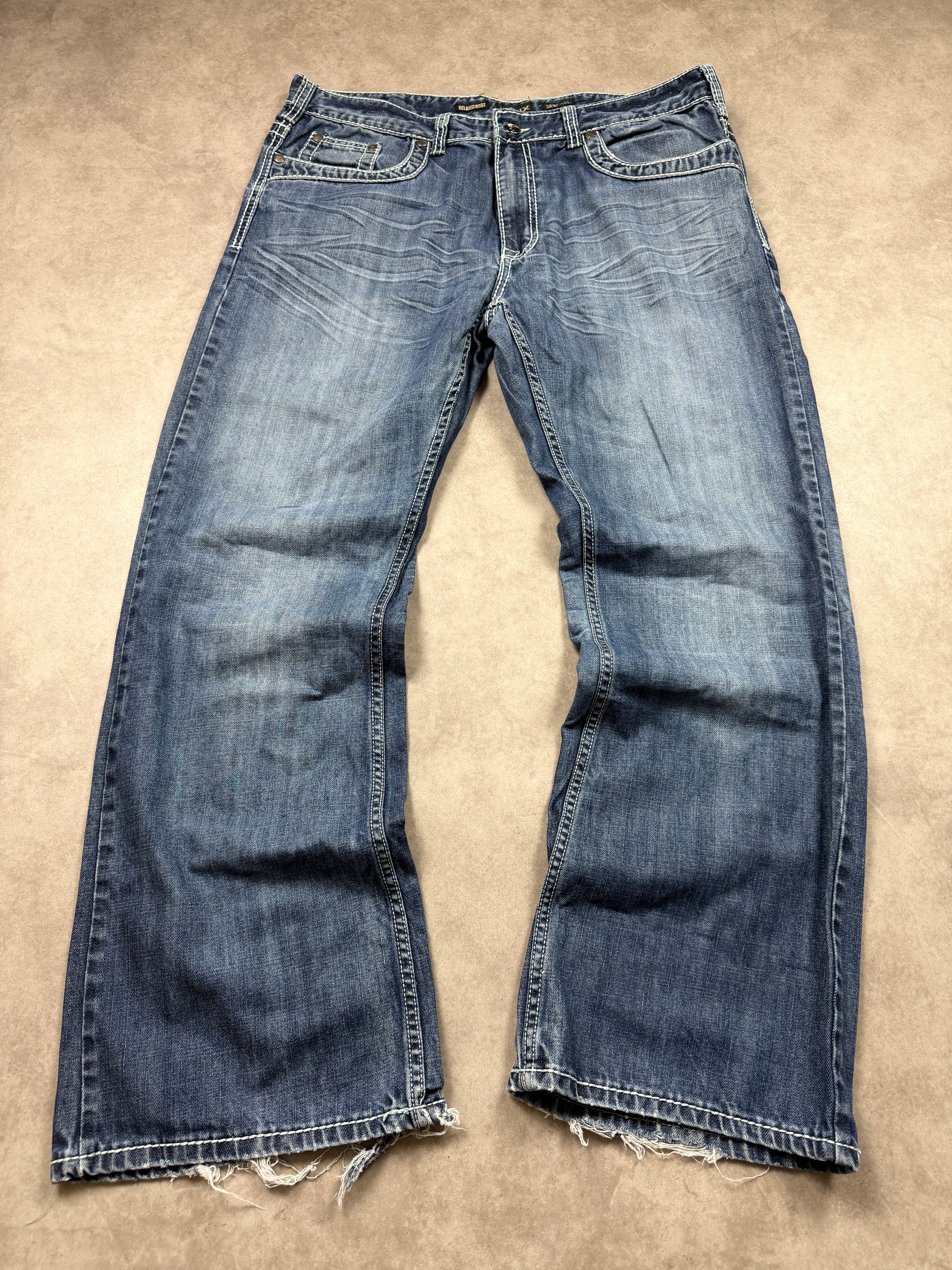 Helix Vintage Backprint Y2K Jeans 2000s XL Herren