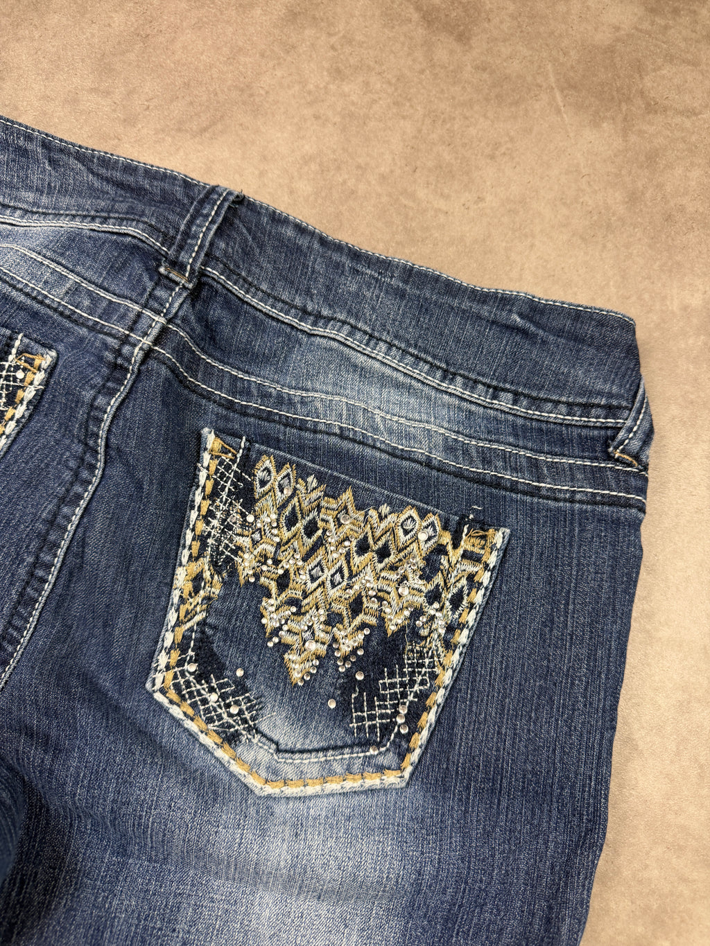 Wallflower Vintage Backprint Y2K Jeans 2005 M Damen