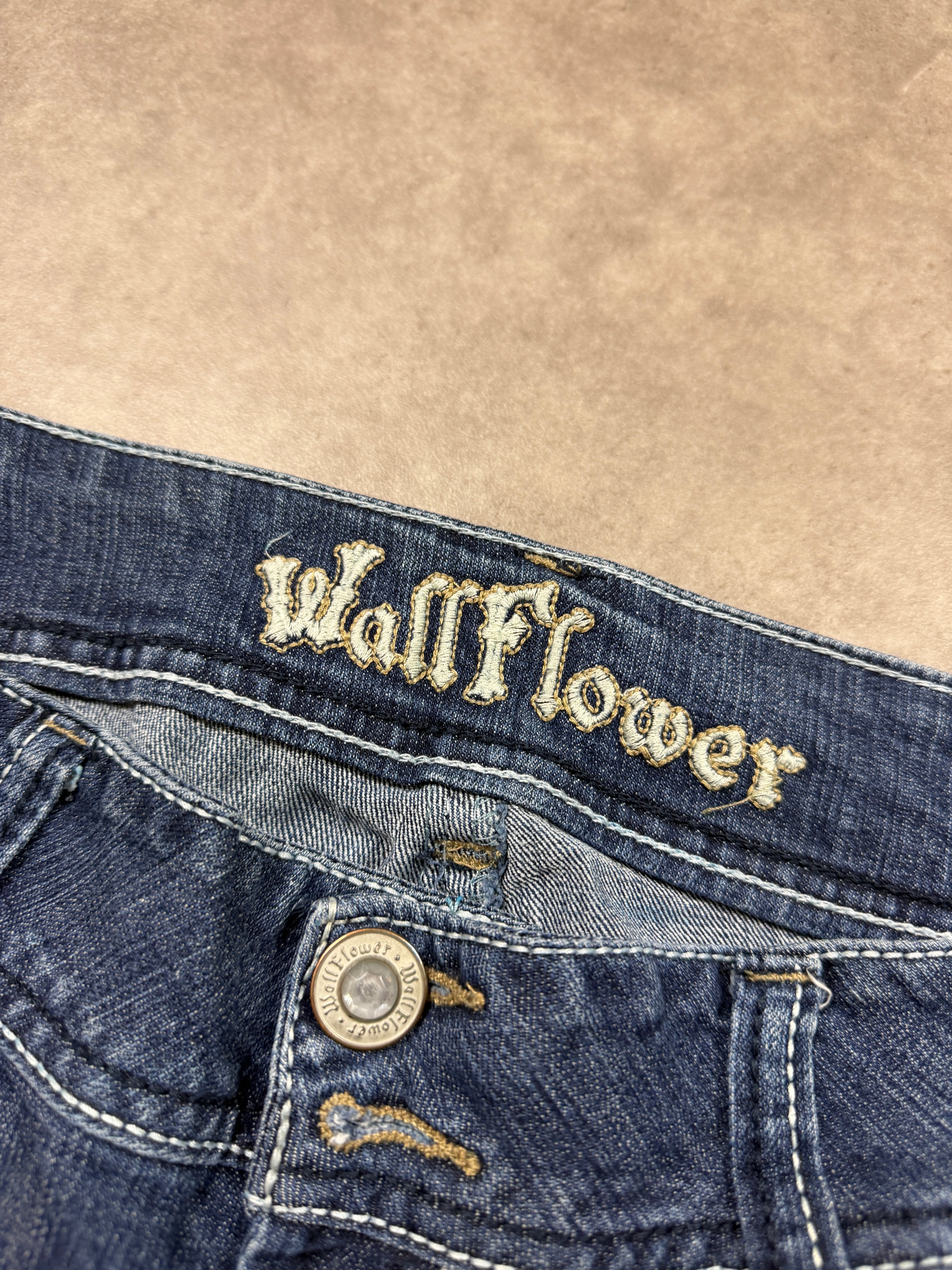 Wallflower Vintage Backprint Y2K Jeans 2005 M Damen