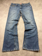 nobo Vintage Backprint Y2K Bootcut Jeans ca. 2000s Größe M
