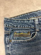 nobo Vintage Backprint Y2K Bootcut Jeans ca. 2000s Größe M