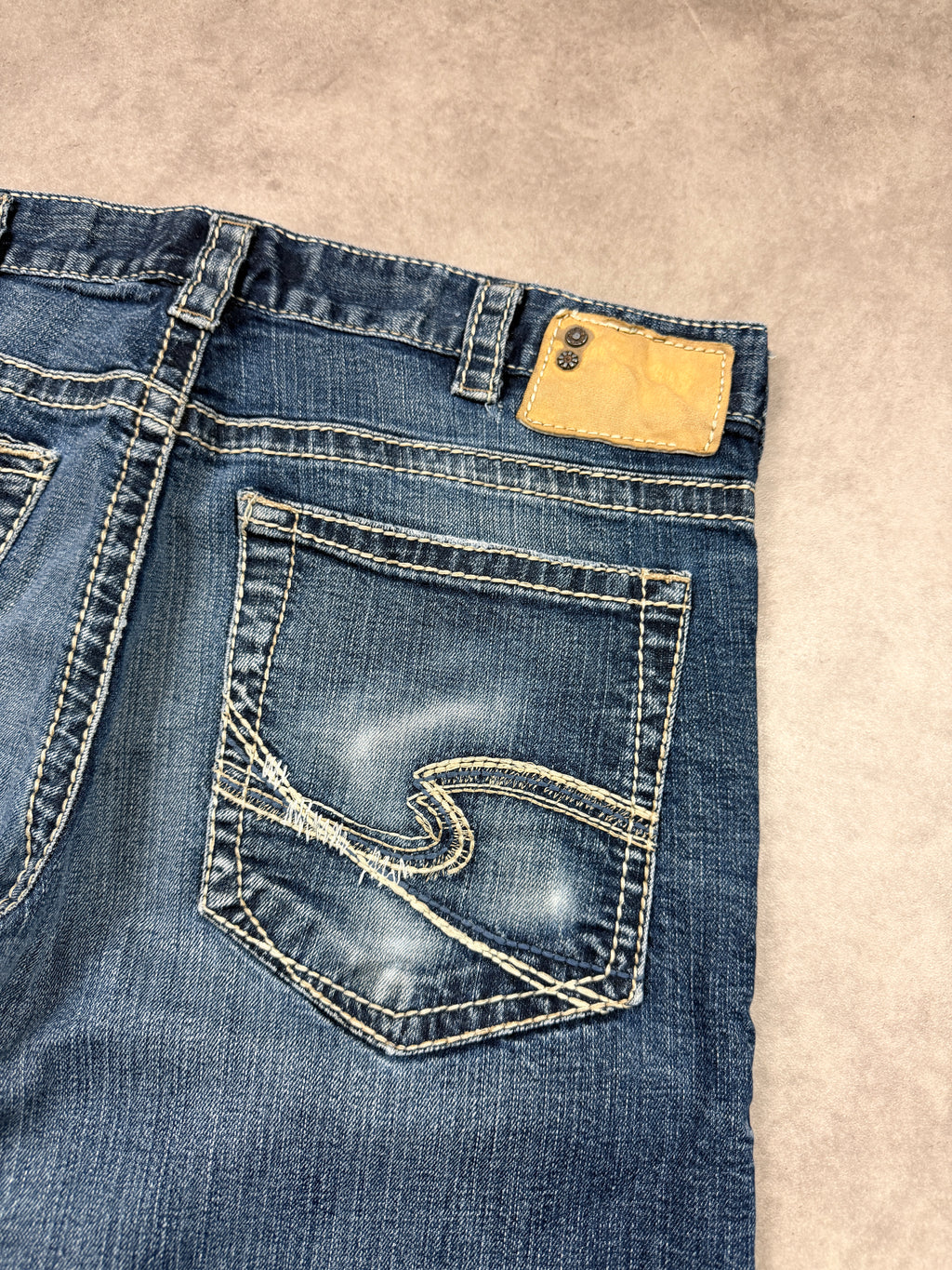 Silver Jeans Vintage Backprint Y2K Straight Fit 2000s XL Herren