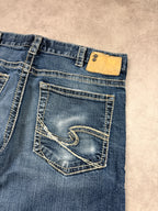 Silver Jeans Vintage Backprint Y2K Straight Fit 2000s XL Herren