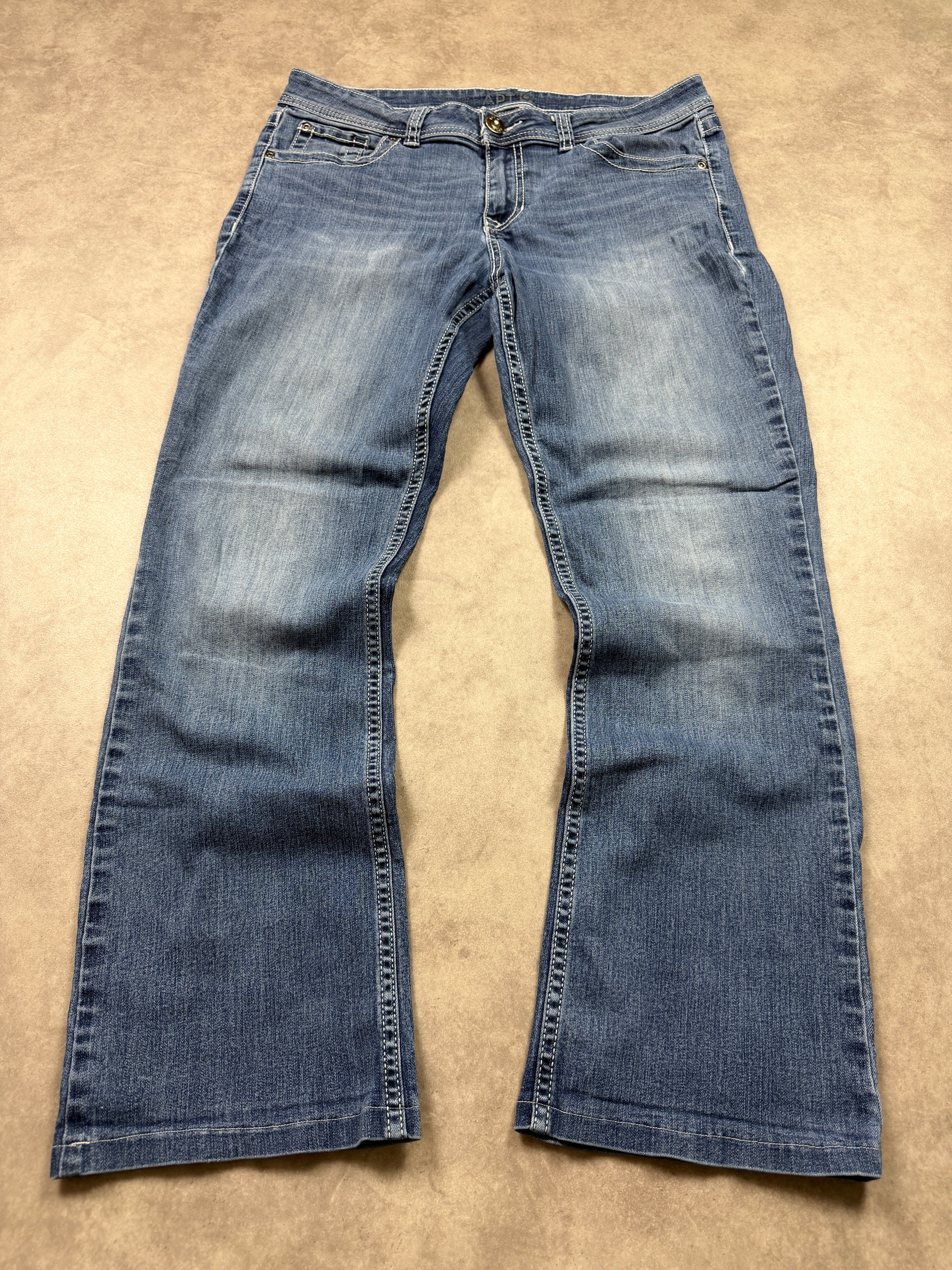 APT.9 Vintage Jeans Backprint Y2K Bootcut Fit 2007 M Damen