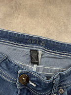 APT.9 Vintage Jeans Backprint Y2K Bootcut Fit 2007 M Damen