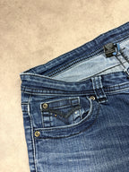 Amethyst Vintage Jeans Backprint Y2K Bootcut Fit 2005 S Damen