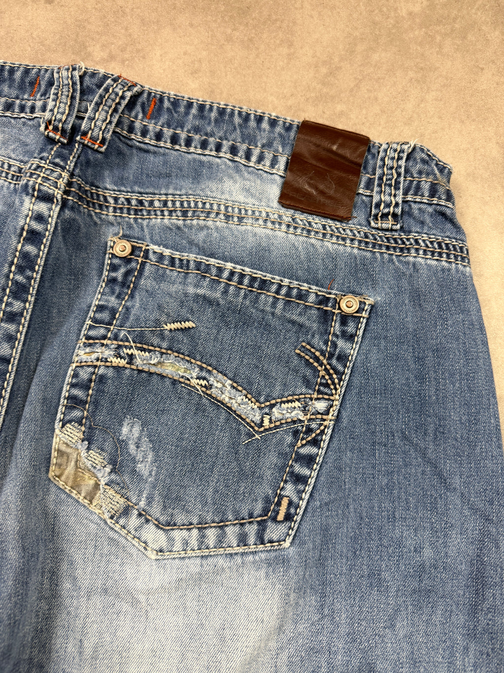 Realtree Vintage Jeans Backprint Y2K Straight Fit 2005 L