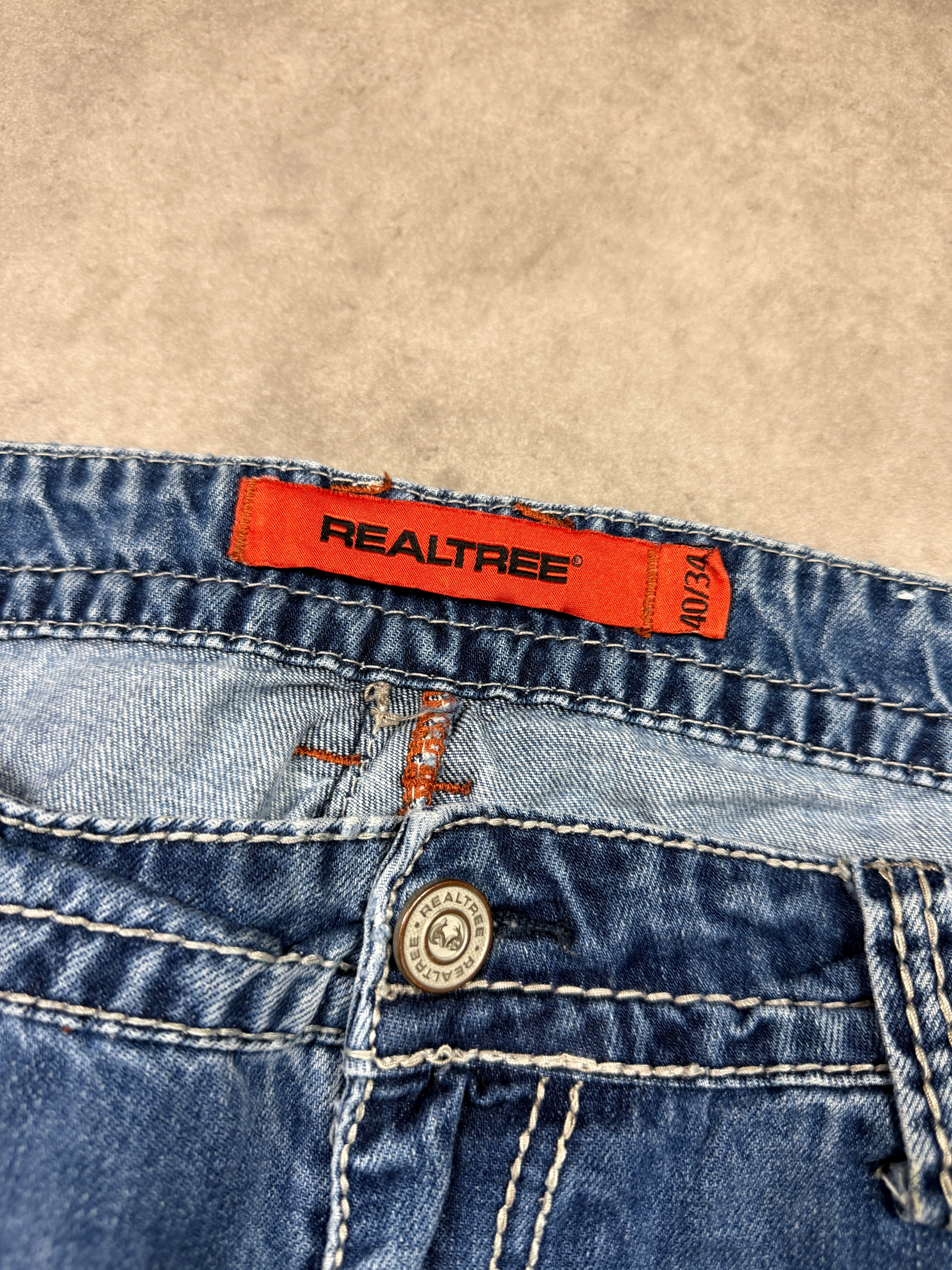 Realtree Vintage Jeans Backprint Y2K Straight Fit 2005 L