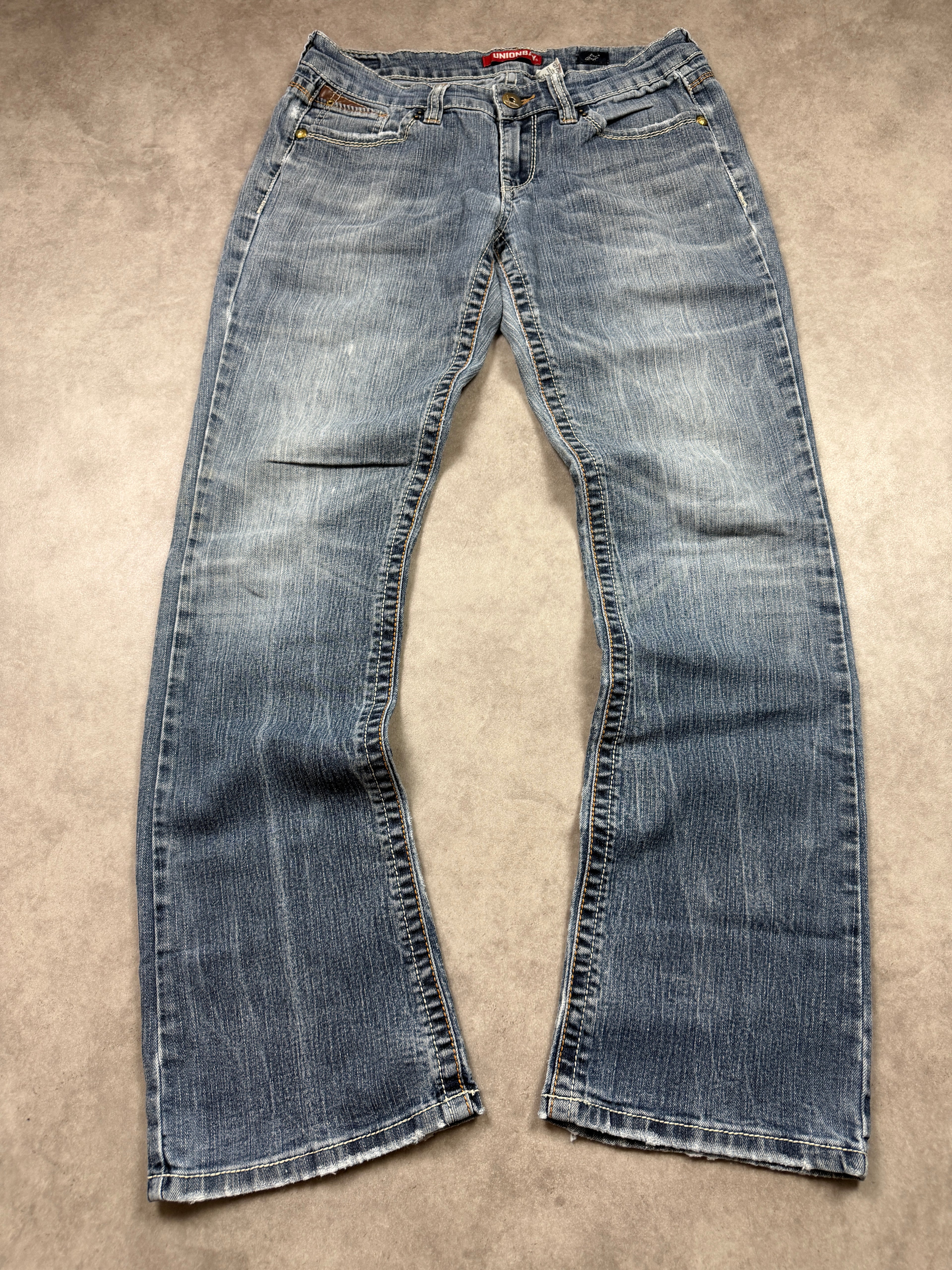 Unionbay Vintage Jeans Backprint Y2K Bootcut Fit 2004 S Damen