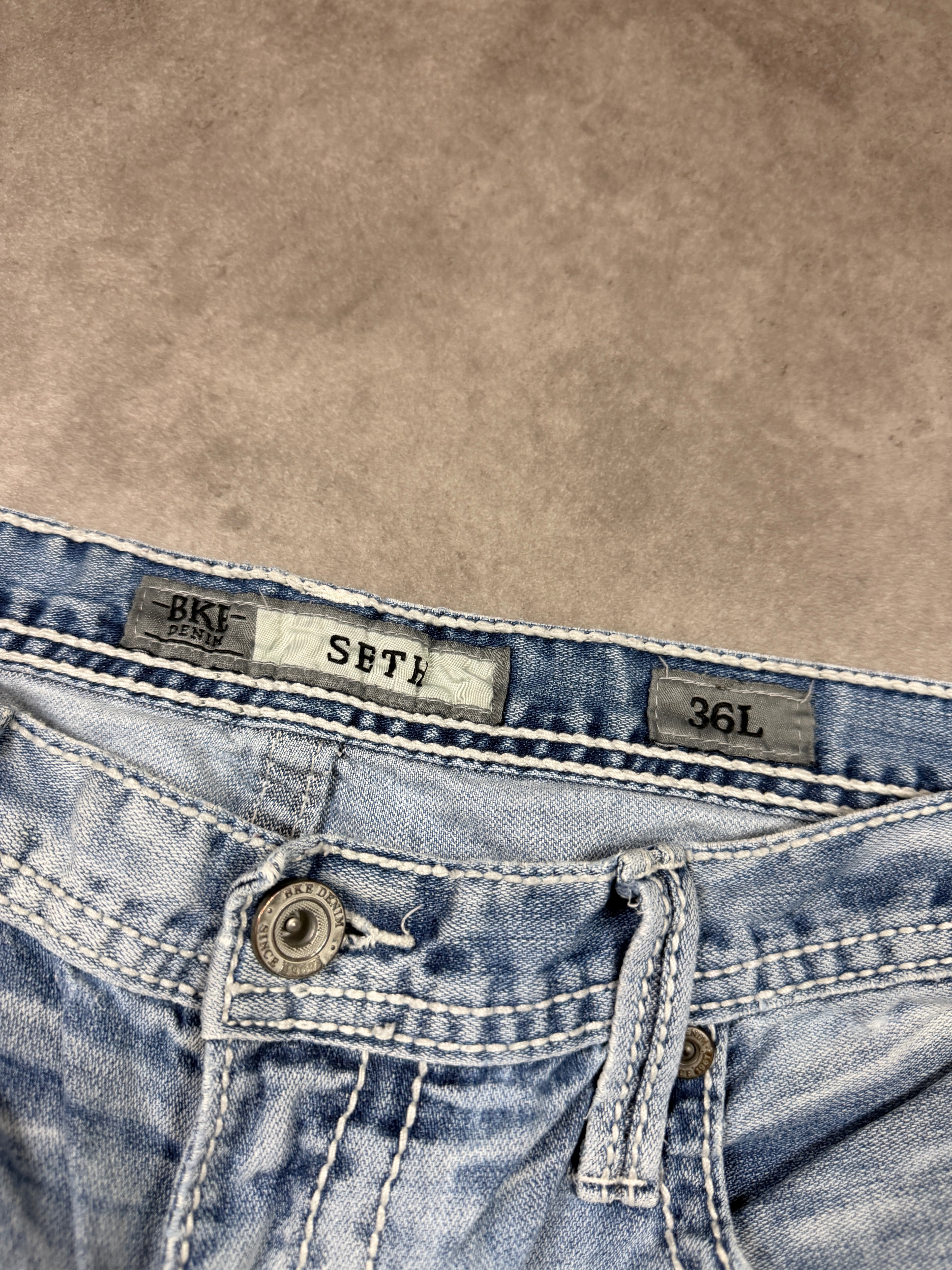 BKE Vintage Jeans Seth Y2K Straight Fit 2006 XL