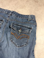 Nine West Vintage Jeans Backprint Y2K Bootcut Fit 2004 S