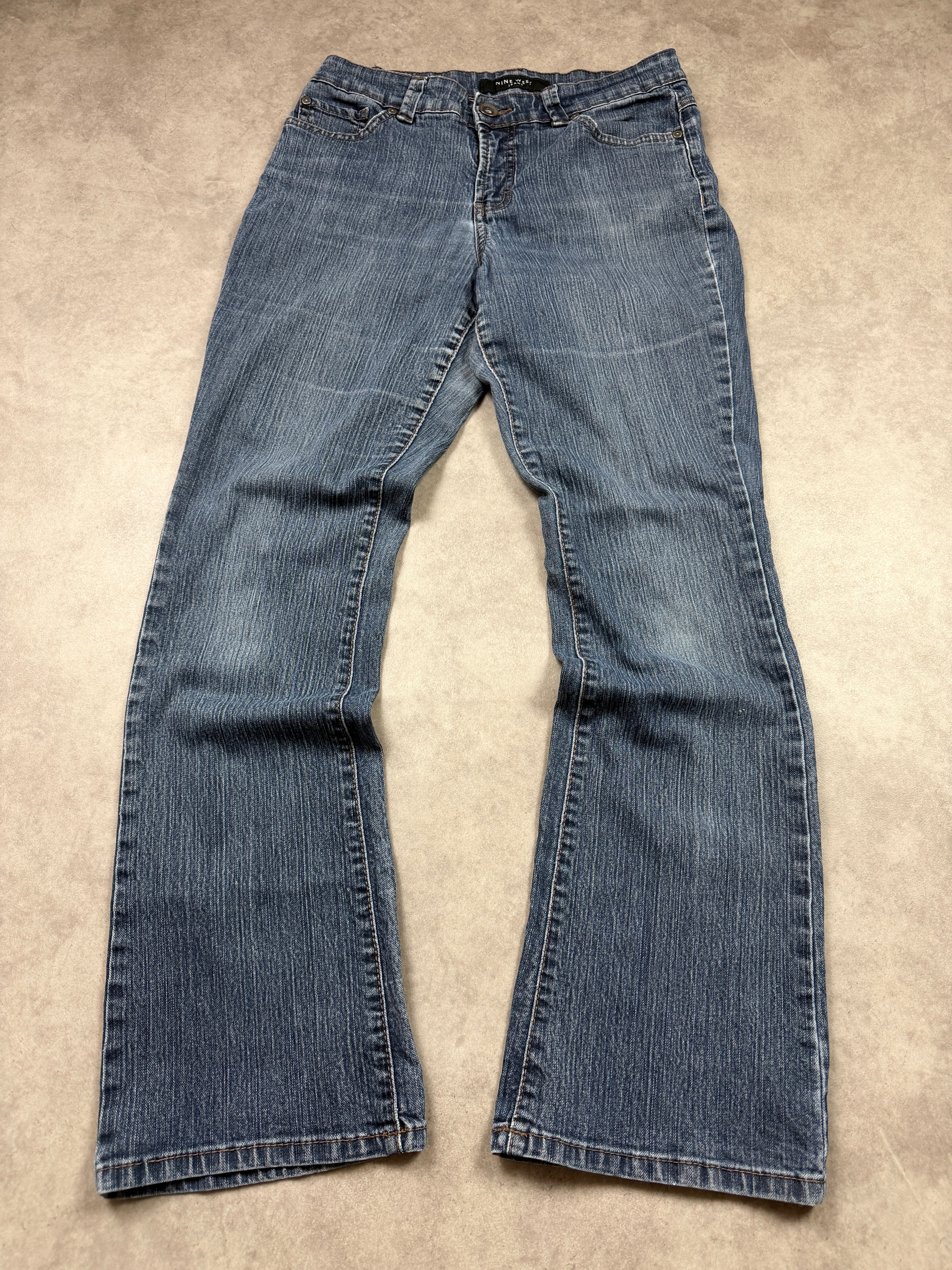 Nine West Vintage Jeans Backprint Y2K Bootcut Fit 2004 S