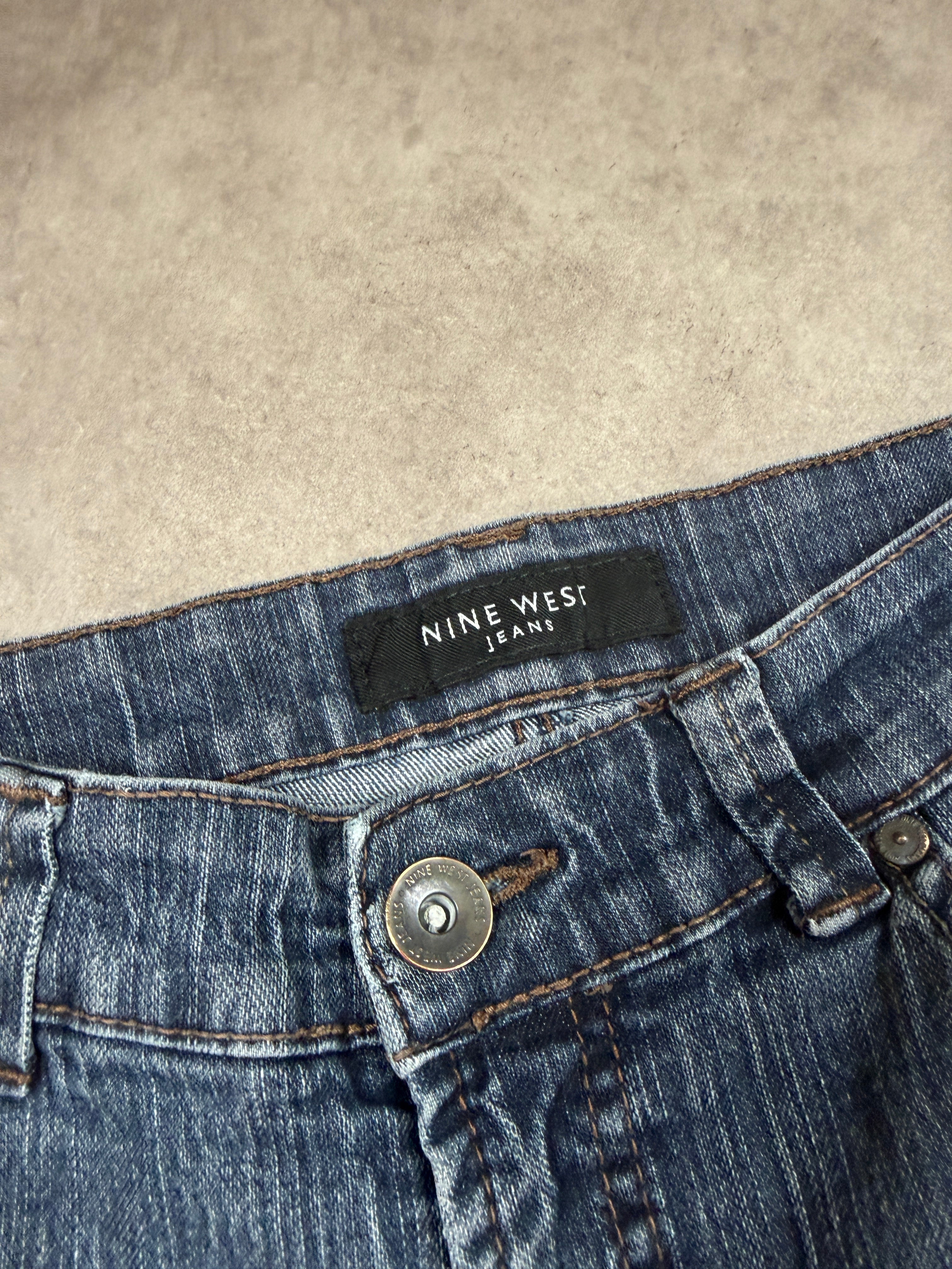 Nine West Vintage Jeans Backprint Y2K Bootcut Fit 2004 S