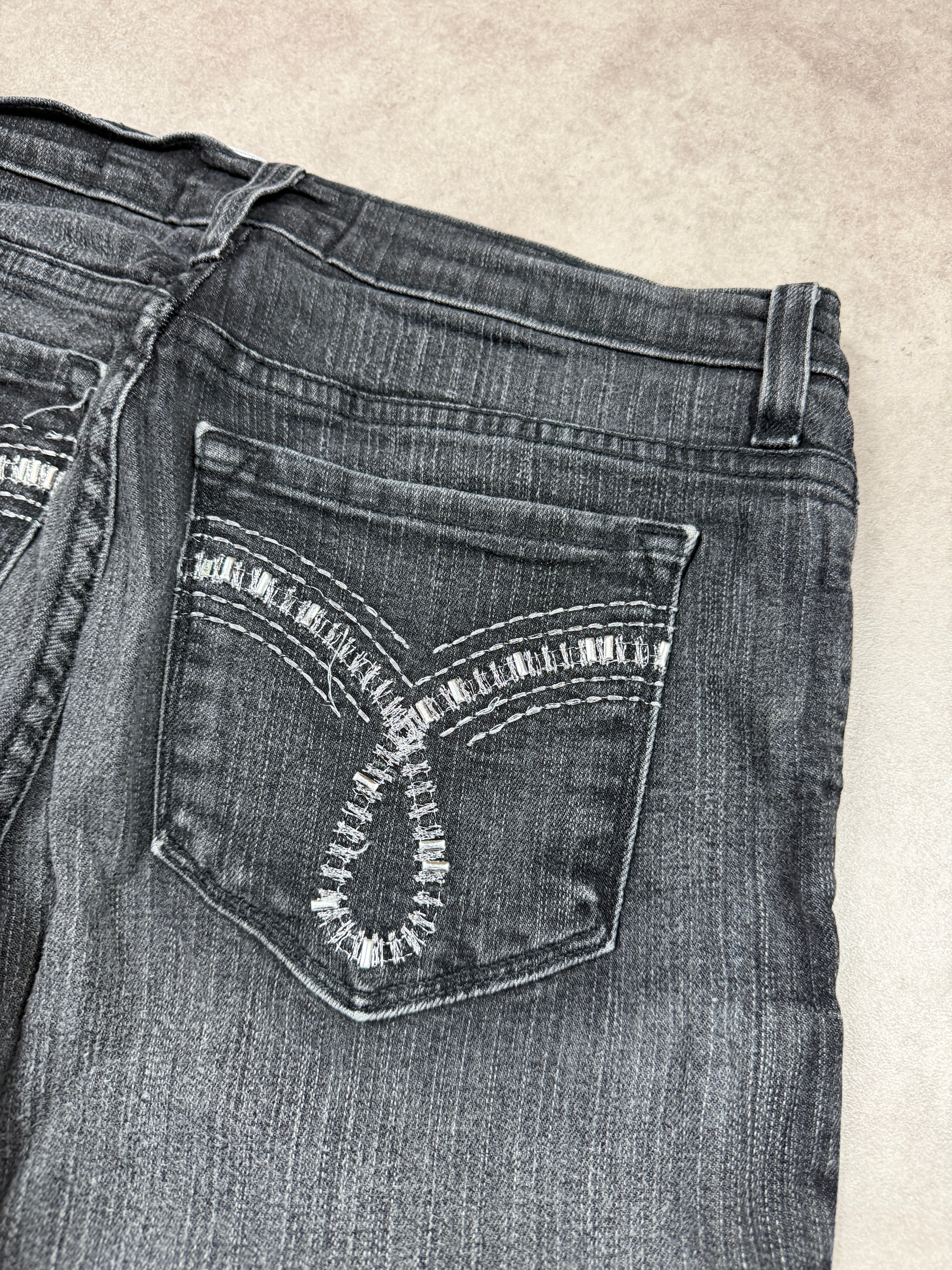 NYDJ Vintage Jeans Backprint Y2K Straight Fit L