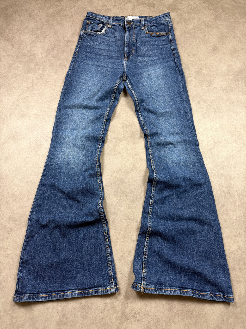 Vintage Bershka Jeans Y2K Flare Fit 2015 Damen M