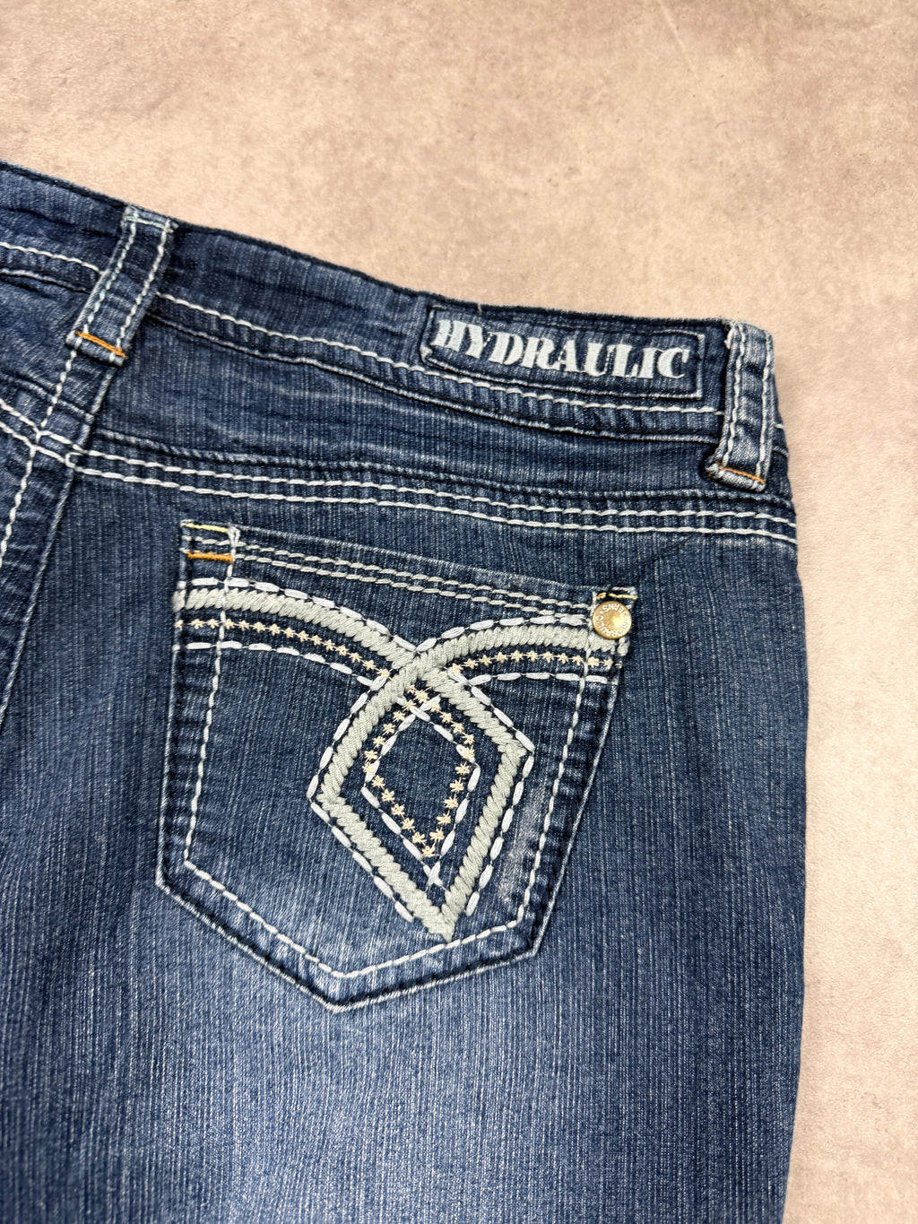 Hydraulic Vintage Jeans Backprint Y2K Straight Fit 2005 S Damen