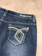 Hydraulic Vintage Jeans Backprint Y2K Straight Fit 2005 S Damen