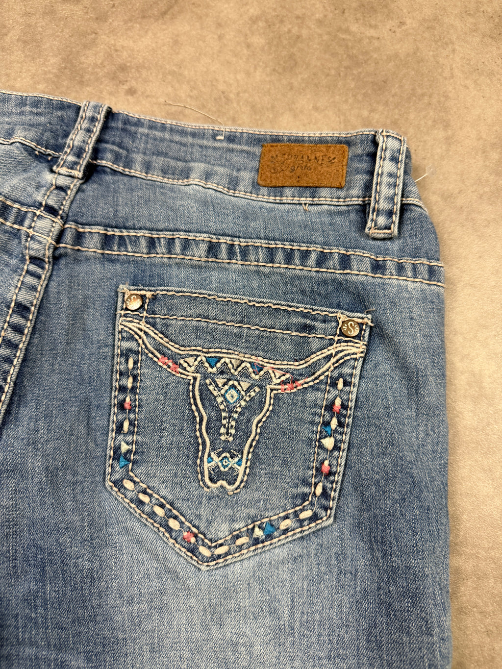 Shyanne Vintage Jeans Backprint Y2K Bootcut Fit 2006 S Damen