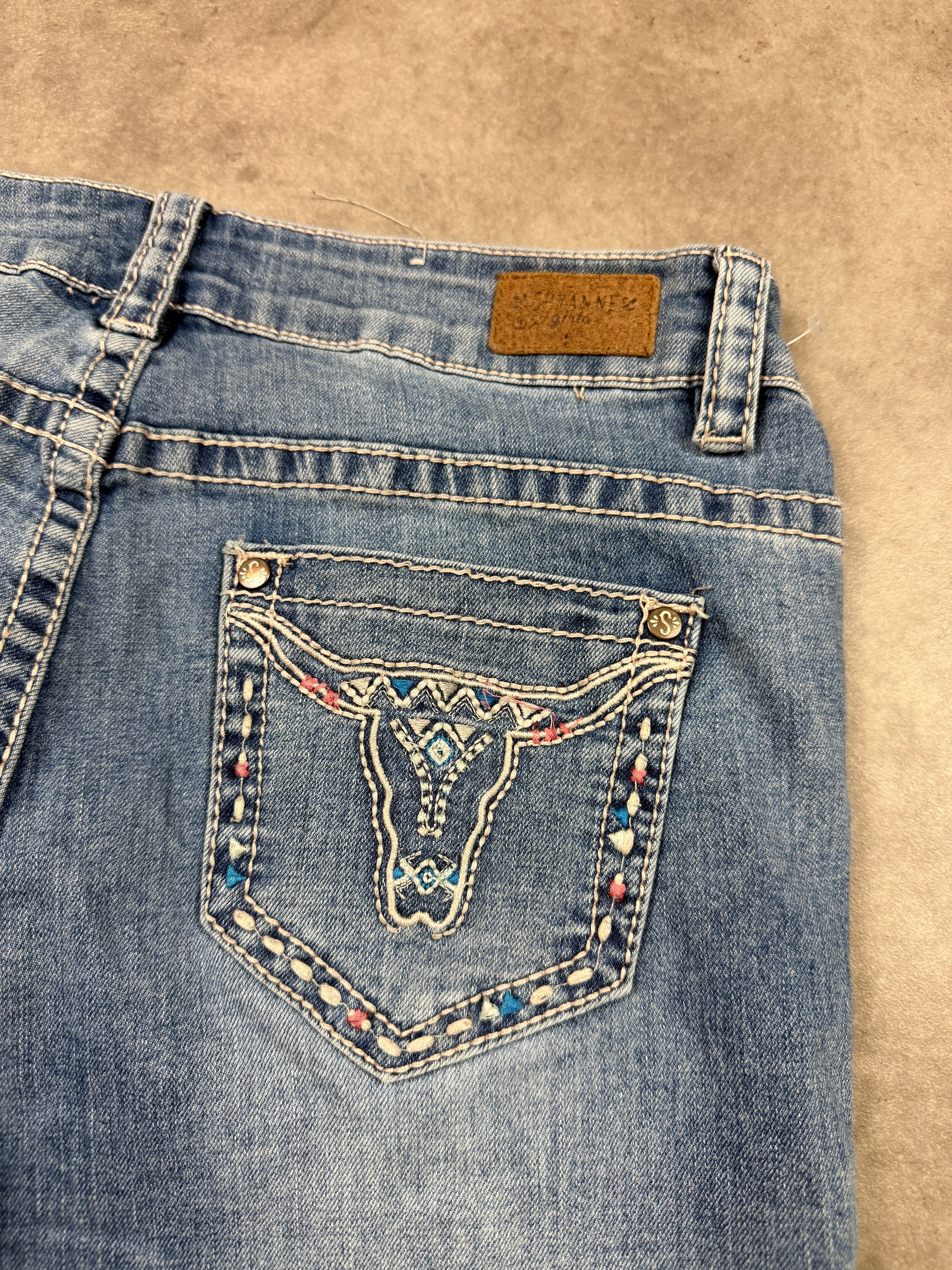 Shyanne Vintage Jeans Backprint Y2K Bootcut Fit 2006 S Damen