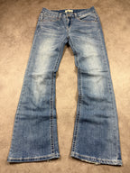 Shyanne Vintage Jeans Backprint Y2K Bootcut Fit 2006 S Damen