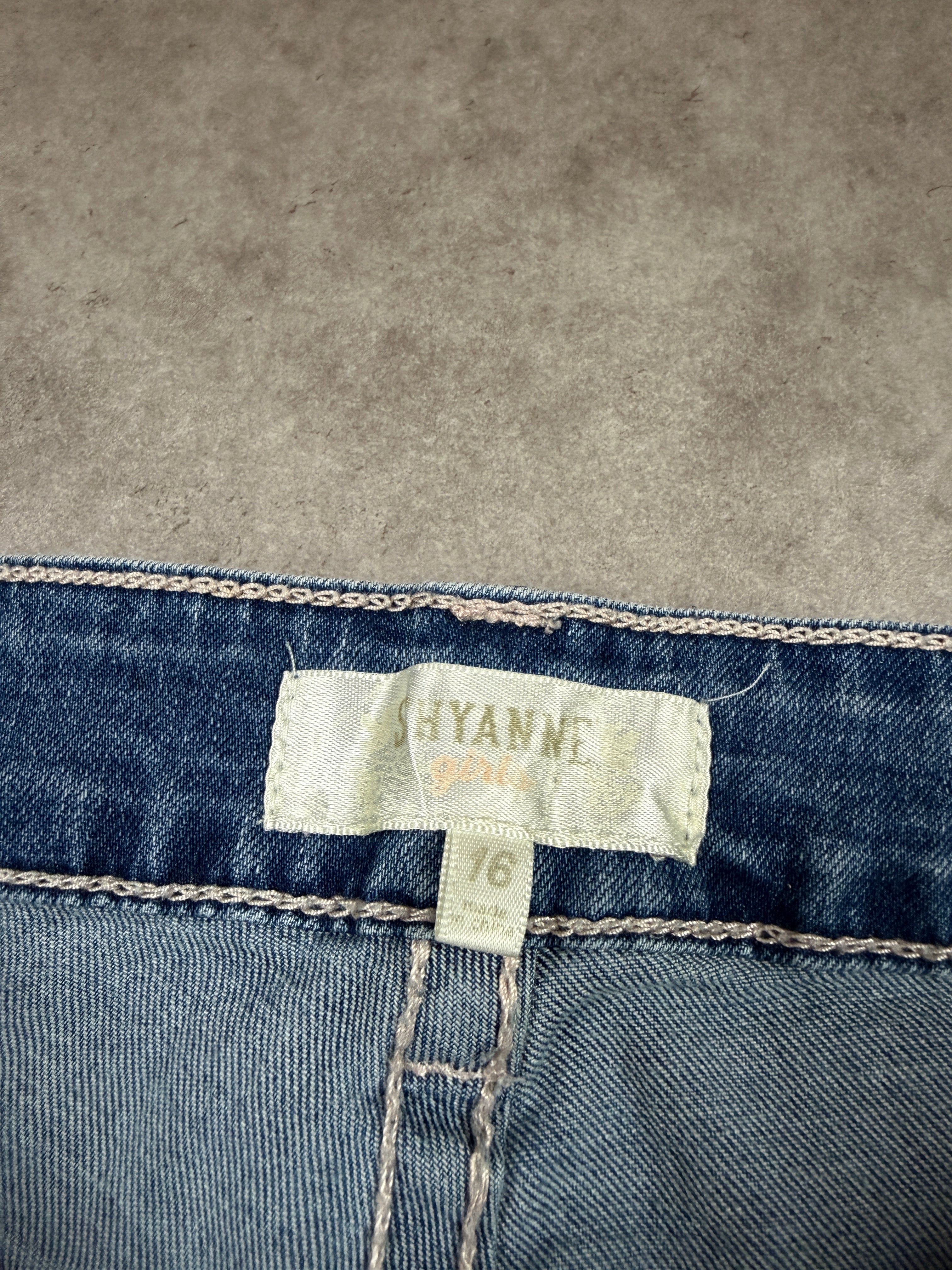 Shyanne Vintage Jeans Backprint Y2K Bootcut Fit 2006 S Damen