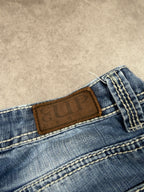 Cowgirl Up Vintage Jeans Backprint Y2K Straight Fit 2005 L