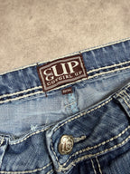 Cowgirl Up Vintage Jeans Backprint Y2K Straight Fit 2005 L
