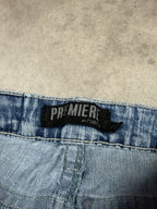Premier Vintage Jeans Backprint Y2K Bootcut Fit 2006 M Damen