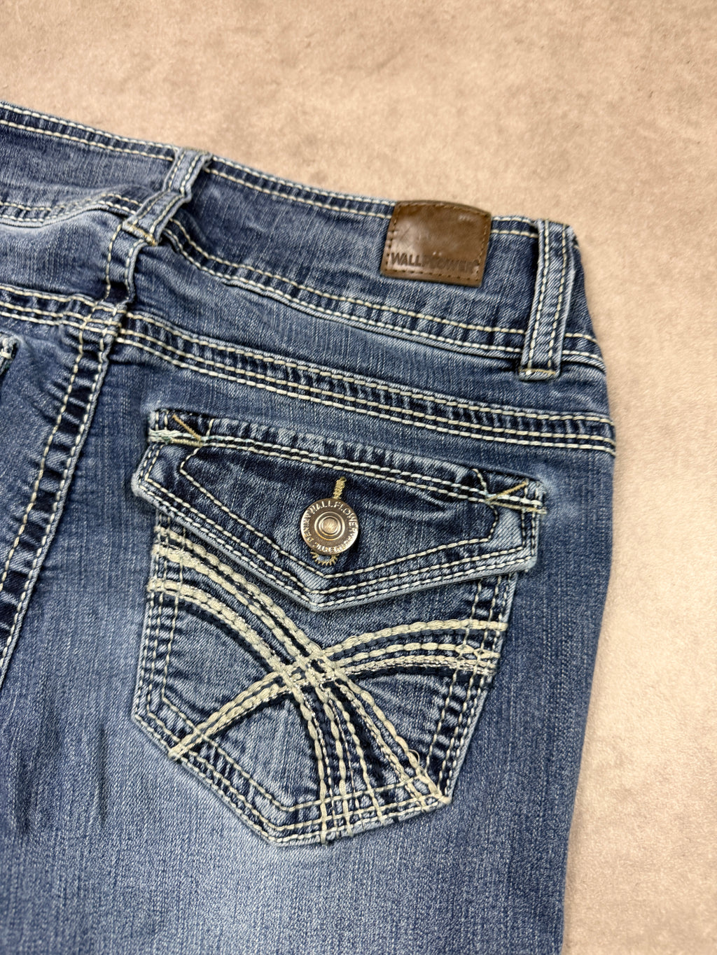 Wallflower Vintage Jeans Y2K Curvy Bootcut Fit 2008 S Damen