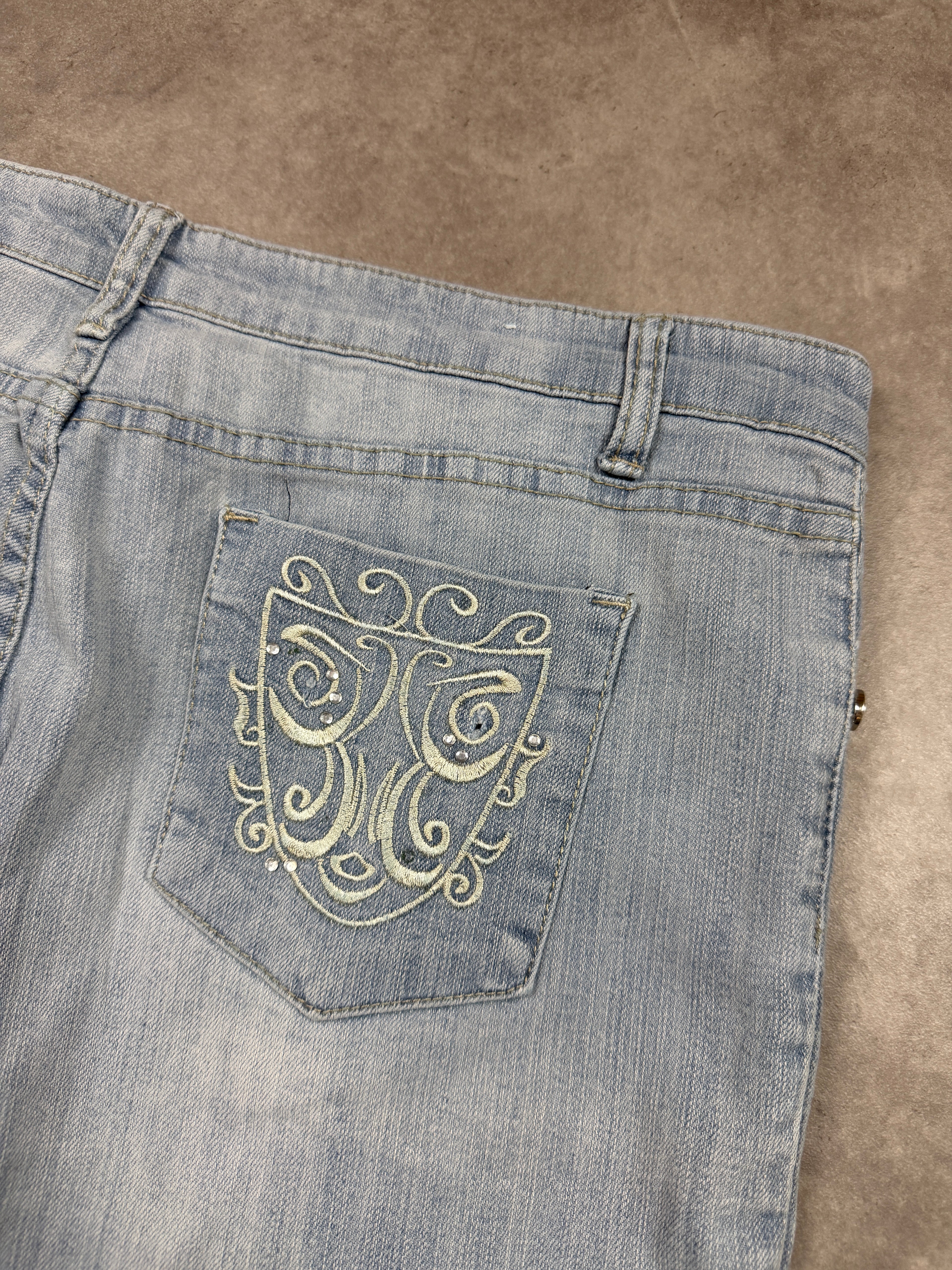 Max Vintage Jeans Backprint Y2K Bootcut Fit 2005 M