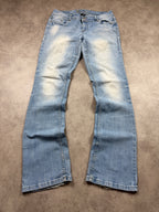 Maya Vintage Jeans Backprint Y2K Bootcut Fit 2006 M Damen