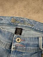 Maya Vintage Jeans Backprint Y2K Bootcut Fit 2006 M Damen