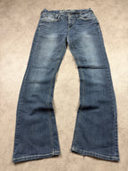 Wallflower Vintage Jeans Backprint Y2K Bootcut Fit 2005 S Damen