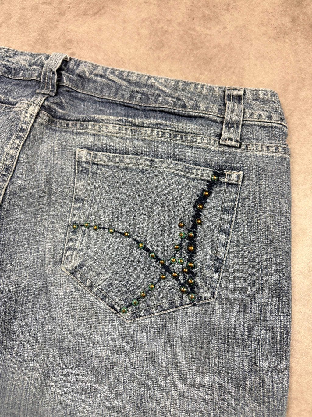 Arizona Vintage Jeans Backprint Y2K Bootcut Fit 2005 M