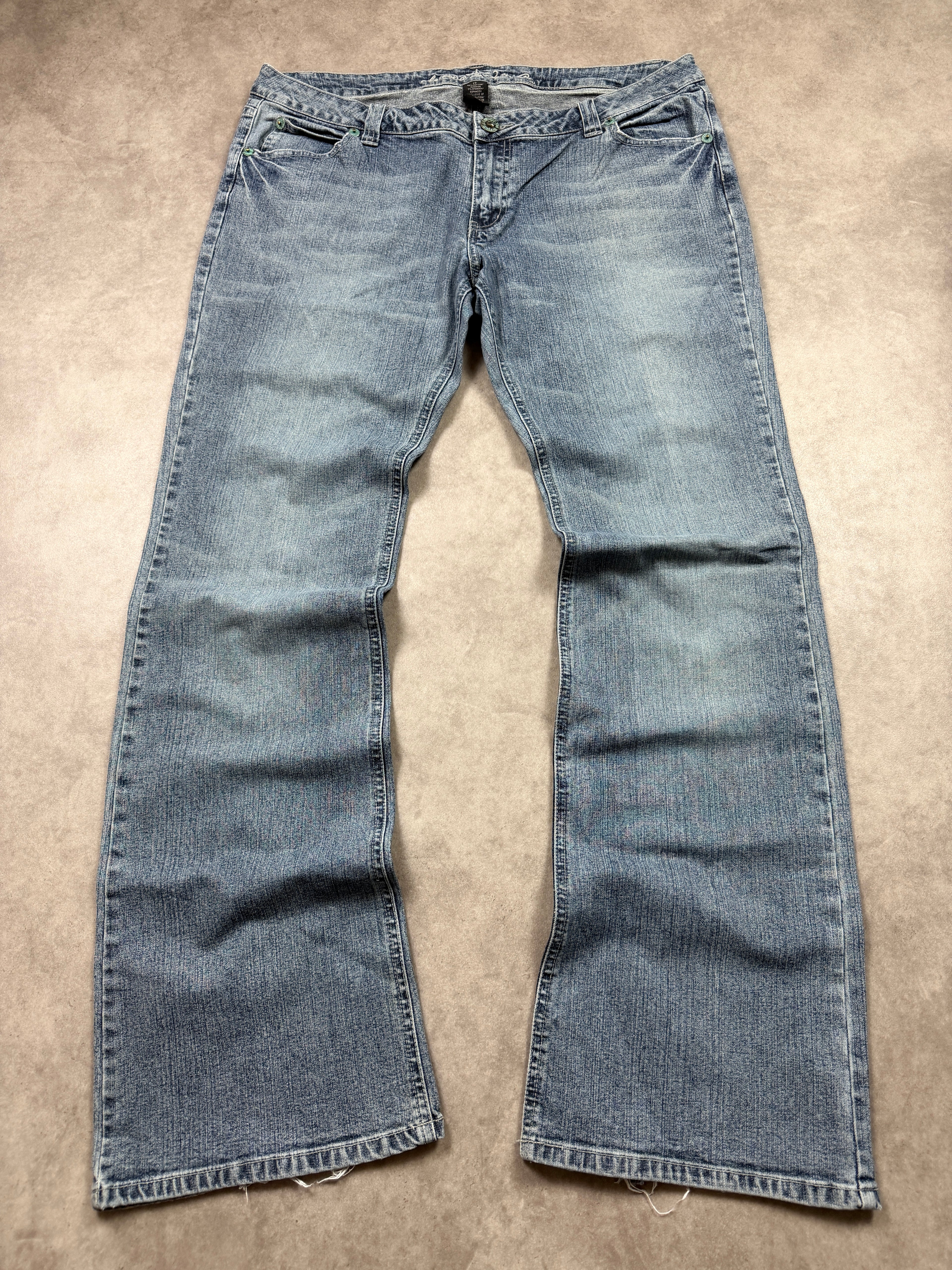 Arizona Vintage Jeans Backprint Y2K Bootcut Fit 2005 M