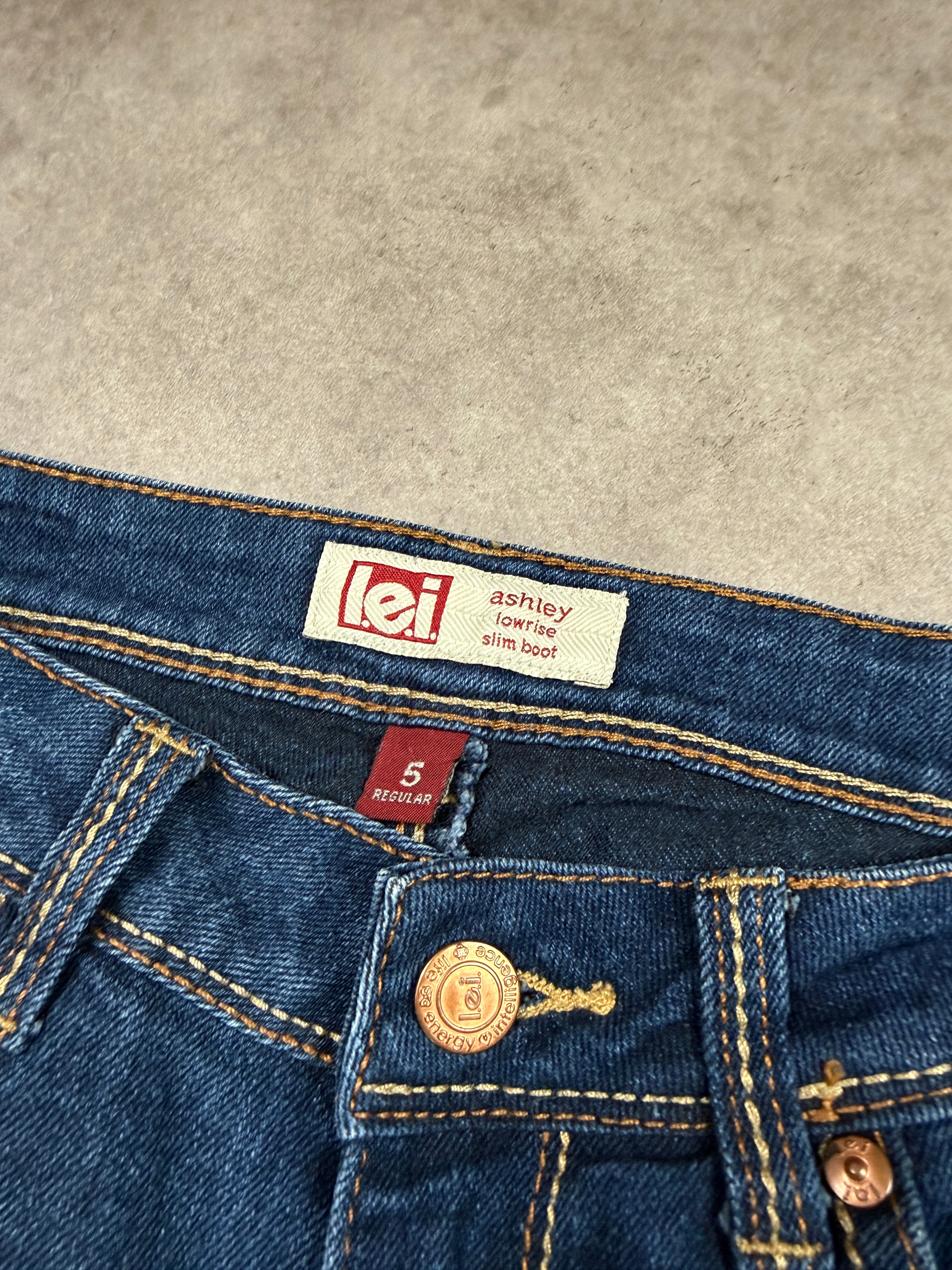 Lei Vintage Jeans Backprint Y2K Bootcut Fit 2007 S Damen