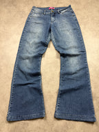 Pink & Co Vintage Jeans Backprint Y2K Bootcut Fit 2006 M Damen