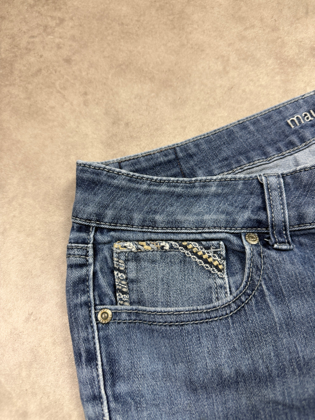 Maurices Vintage Jeans Backprint Y2K Bootcut Fit 2004 M Damen