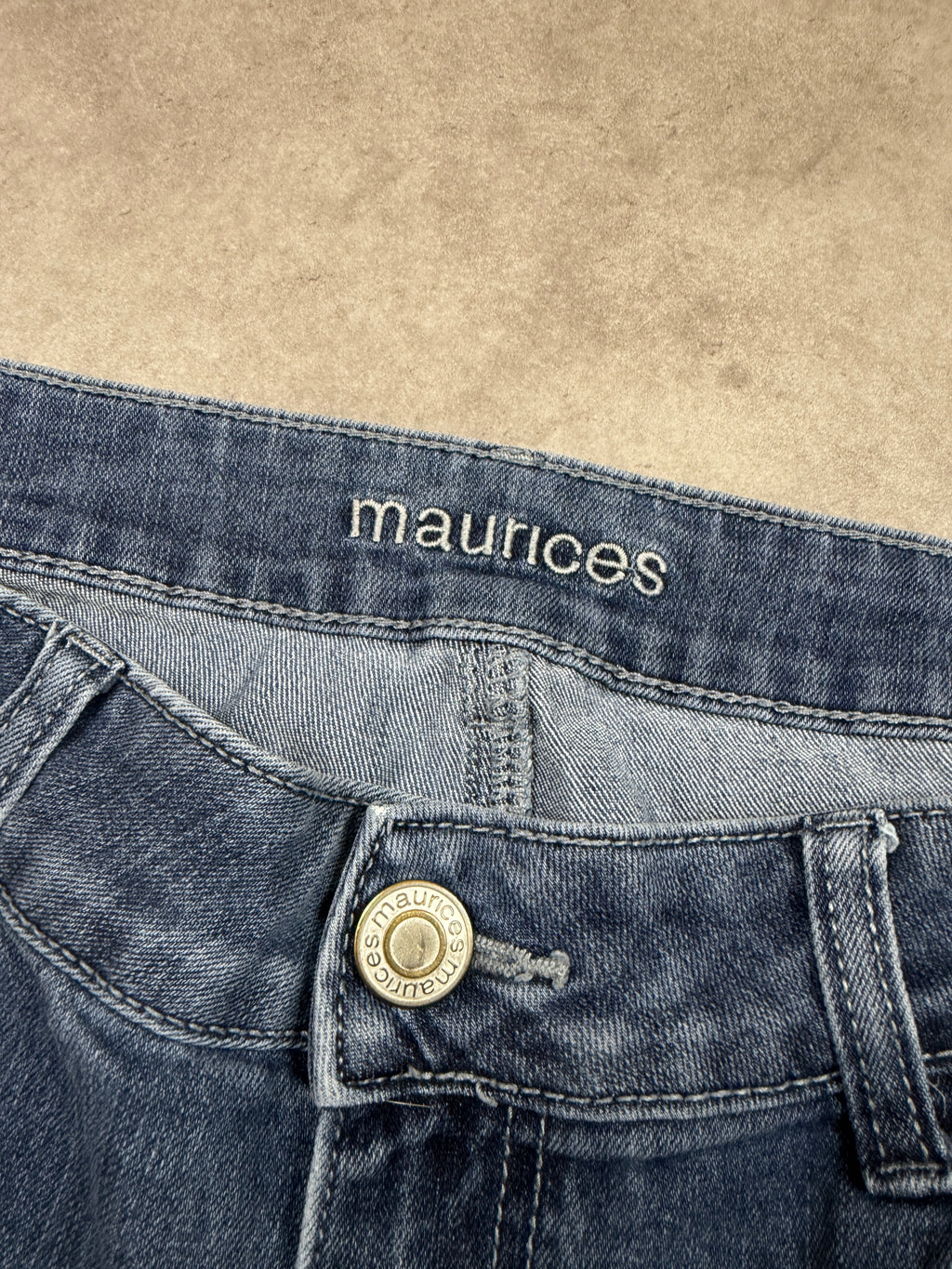 Maurices Vintage Jeans Backprint Y2K Bootcut Fit 2004 M Damen