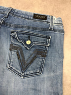 Vigoss Vintage Jeans Backprint Y2K Bootcut Fit 2006 M Damen