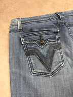 Vigoss Vintage Jeans Backprint Y2K Bootcut Fit 2006 M Damen